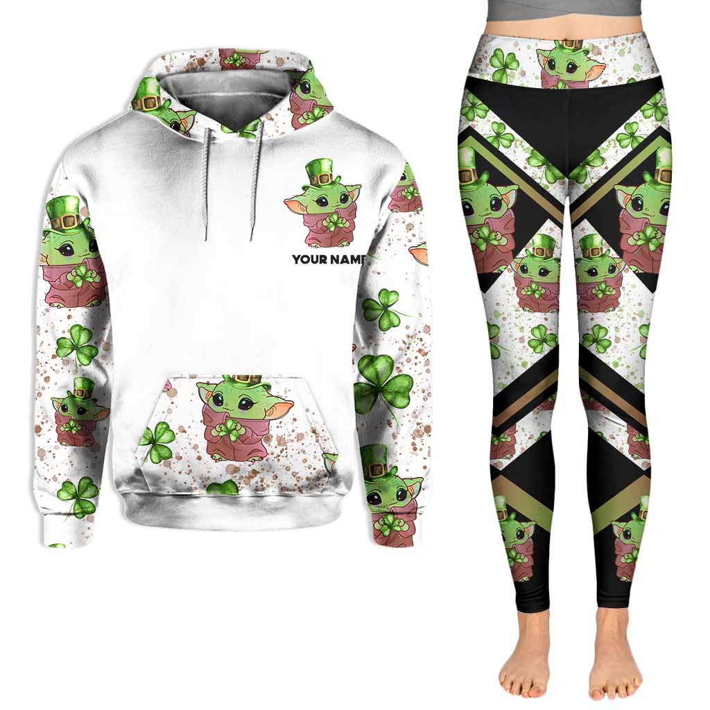 Personalized Lucky Hoodie and Leggings Set for Women | Custom Name Gift Hoodie & Leggings GradoCreations