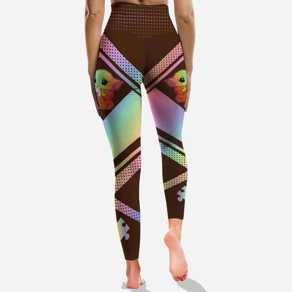 Personalized Autism Awareness Hoodie and Leggings Set for Kids & Adults Hoodie & Leggings GradoCreations