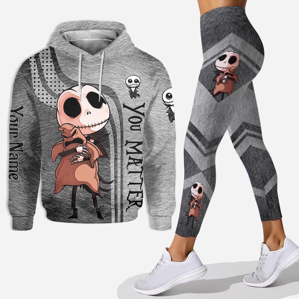 Personalized You Matter Hoodie & Leggings Set for Comfort and Style Hoodie & Leggings GradoCreations