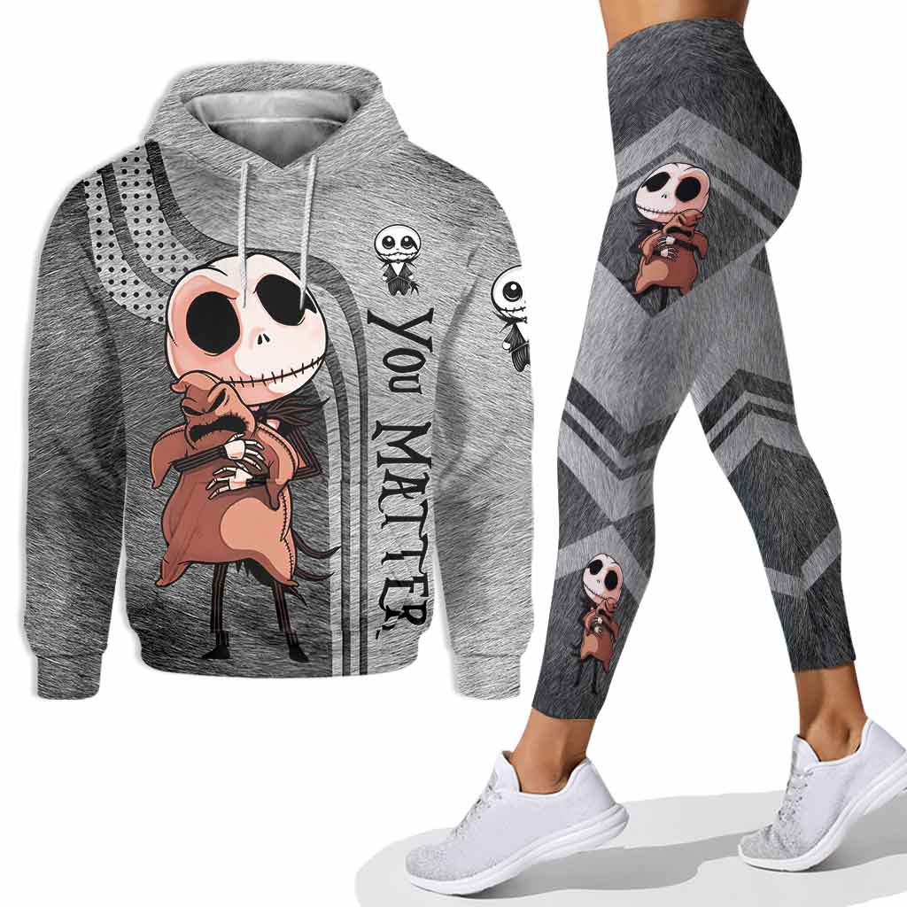 Personalized You Matter Hoodie & Leggings Set for Comfort and Style Hoodie & Leggings GradoCreations