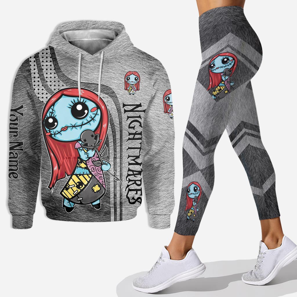Personalized Cute Nightmares Hoodie & Leggings Set for Her Hoodie & Leggings GradoCreations