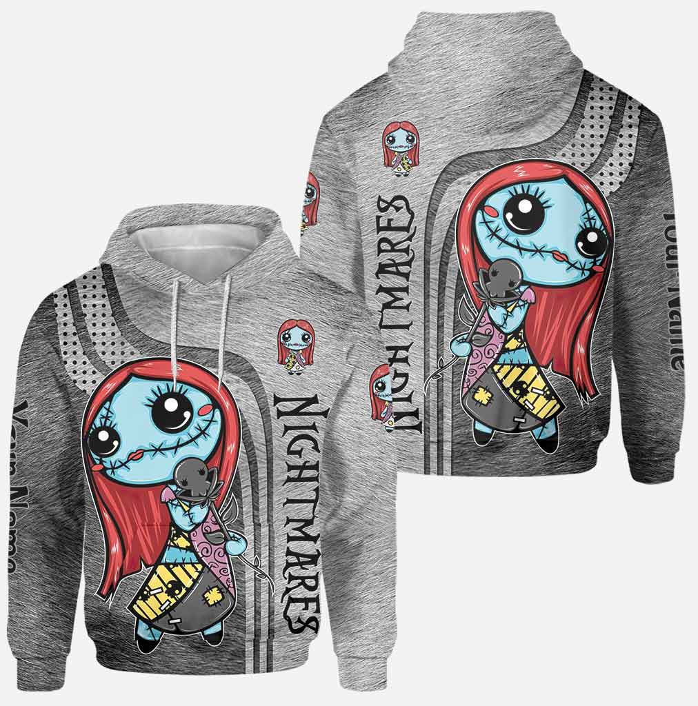 Personalized Cute Nightmares Hoodie & Leggings Set for Her Hoodie & Leggings GradoCreations