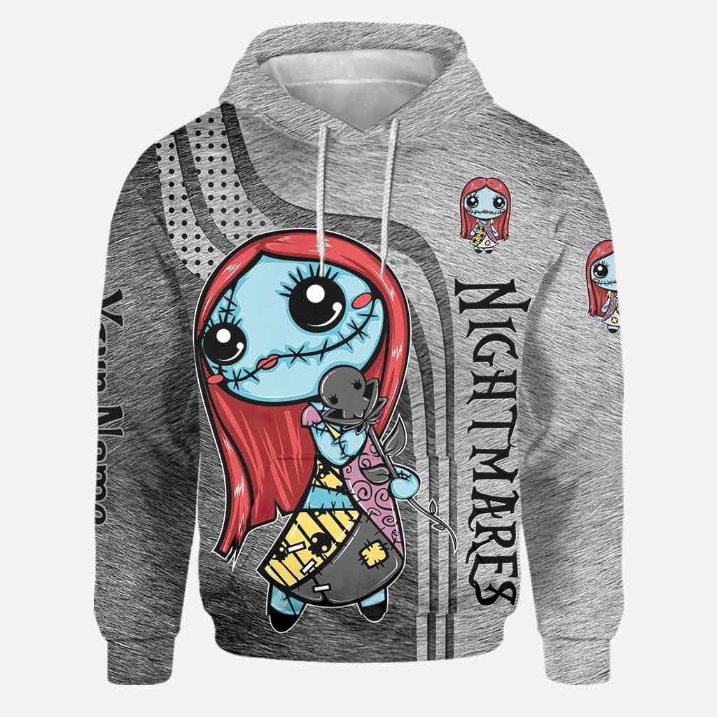 Personalized Cute Nightmares Hoodie & Leggings Set for Her Hoodie & Leggings GradoCreations