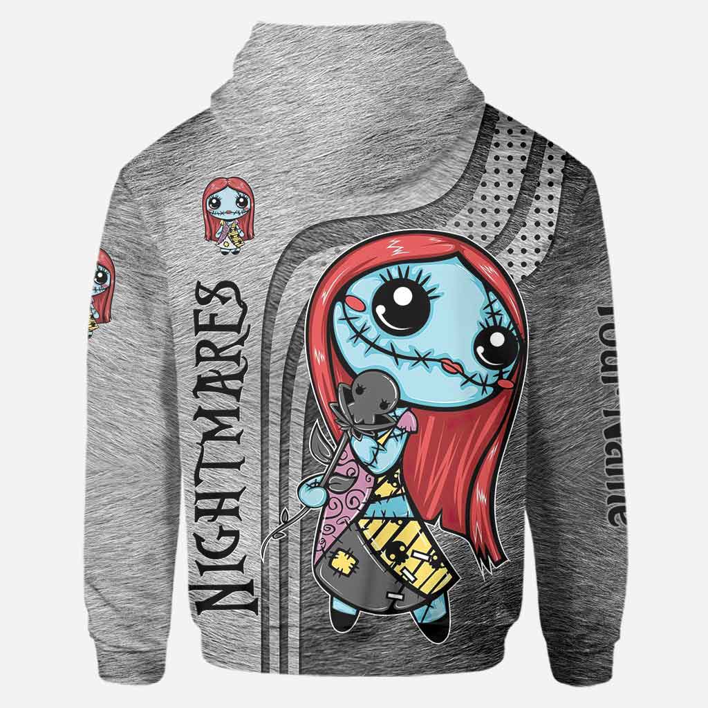 Personalized Cute Nightmares Hoodie & Leggings Set for Her Hoodie & Leggings GradoCreations