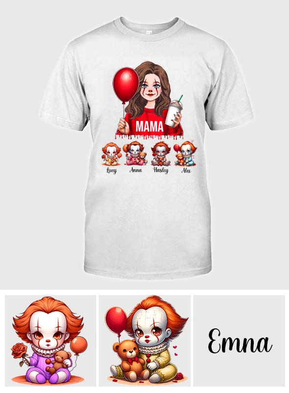 Personalized Mama of Nightmares T-Shirt & Hoodie Gift for Mom T-shirt & Hoodie GradoCreations