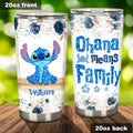 Personalized Ohana Tumbler Custom Name Family Gift Tumbler GradoCreations
