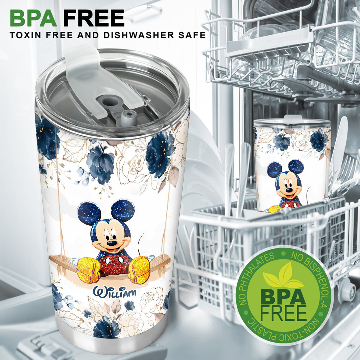 Personalized Disney Tumbler Custom Name Gift for Adults Tumbler GradoCreations