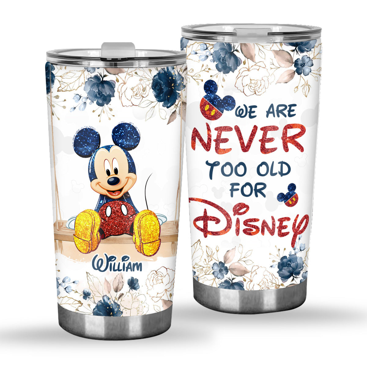 Personalized Disney Tumbler Custom Name Gift for Adults Tumbler GradoCreations