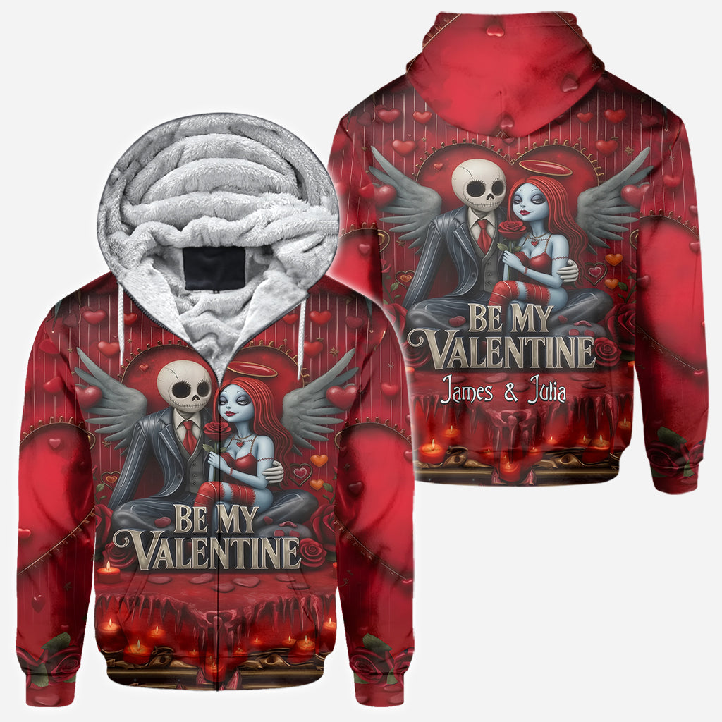 Personalized All Over Shirt Be My Valentine Gift for Couples All Over Shirt GradoCreations