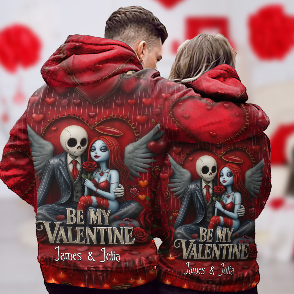 Personalized All Over Shirt Be My Valentine Gift for Couples All Over Shirt GradoCreations