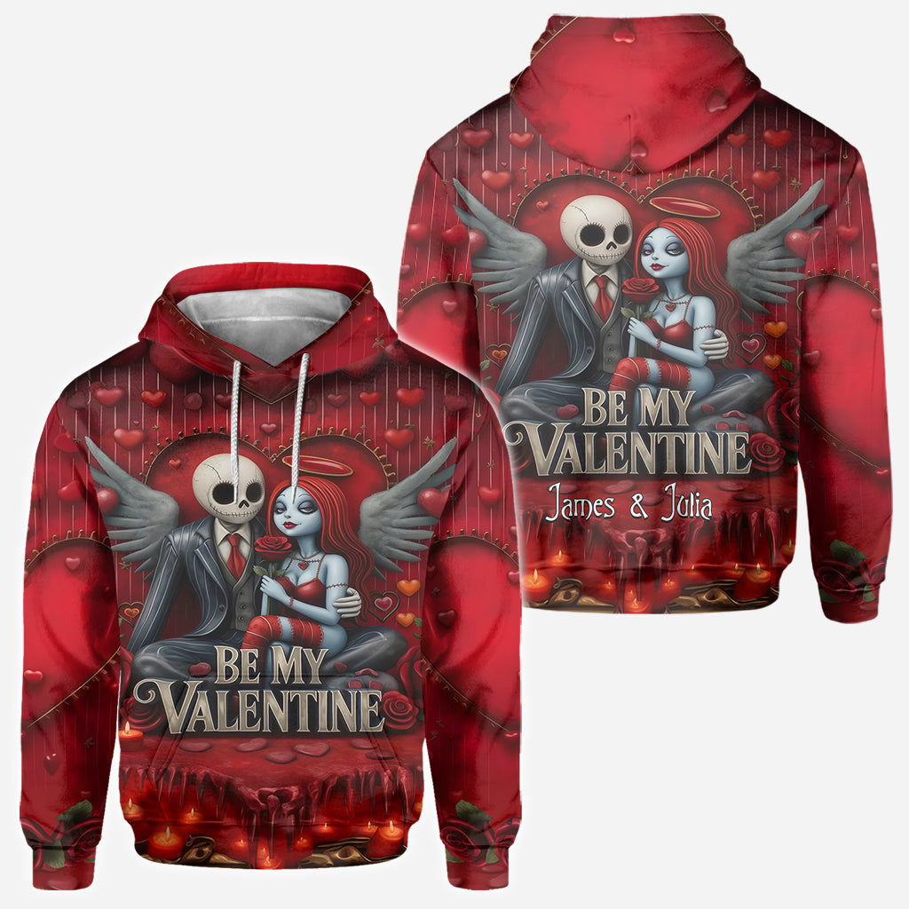 Personalized All Over Shirt Be My Valentine Gift for Couples All Over Shirt GradoCreations