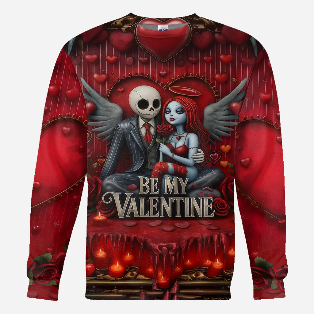 Personalized All Over Shirt Be My Valentine Gift for Couples All Over Shirt GradoCreations