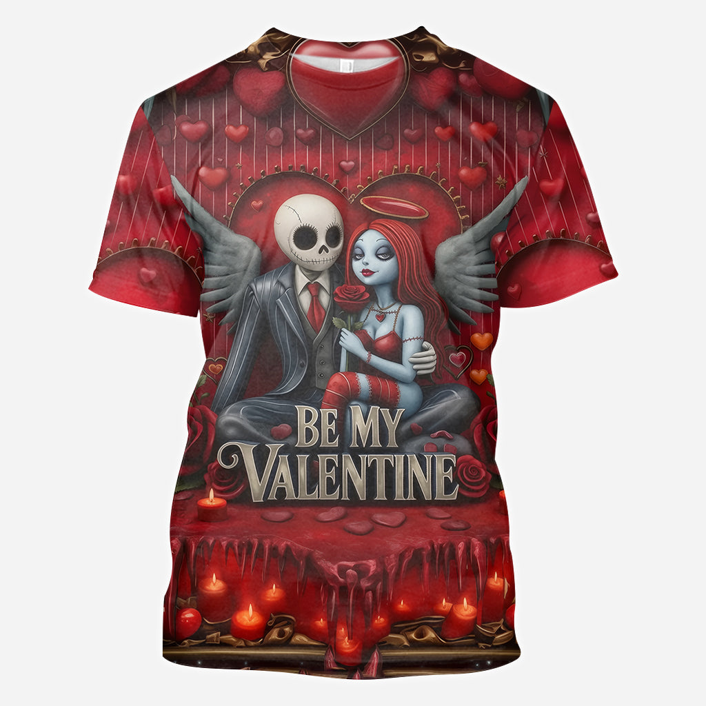 Personalized All Over Shirt Be My Valentine Gift for Couples All Over Shirt GradoCreations