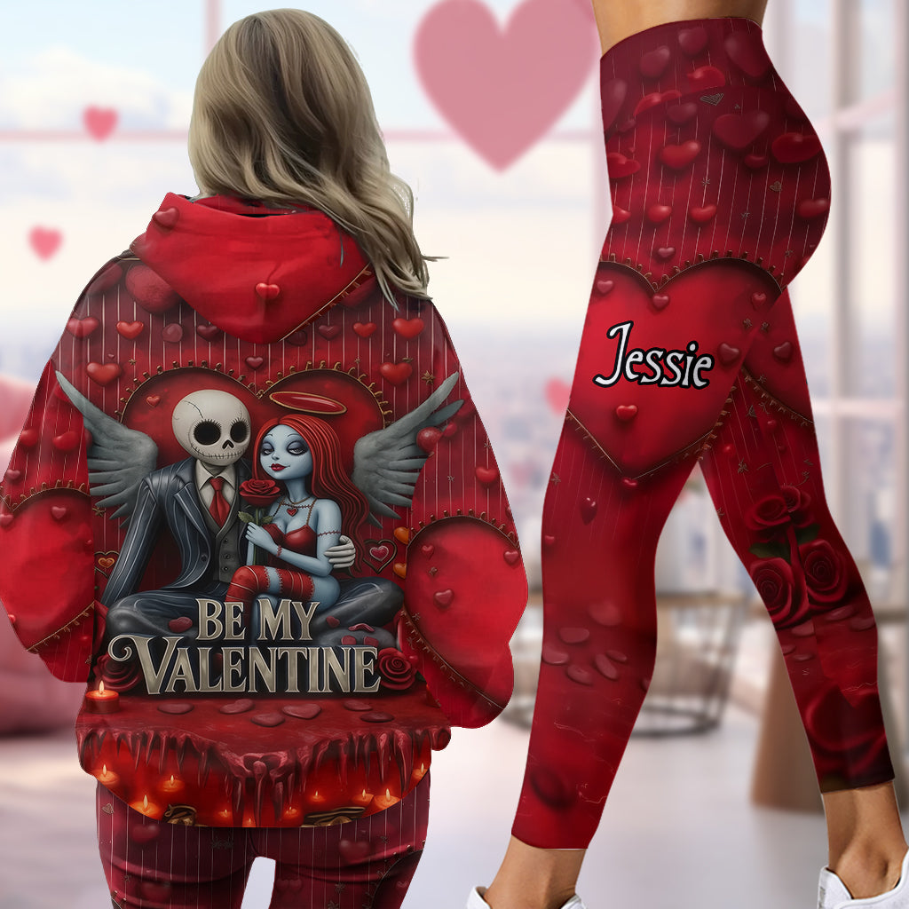 Personalized Valentine Hoodie & Leggings with Custom Name Gift Hoodie & Leggings GradoCreations