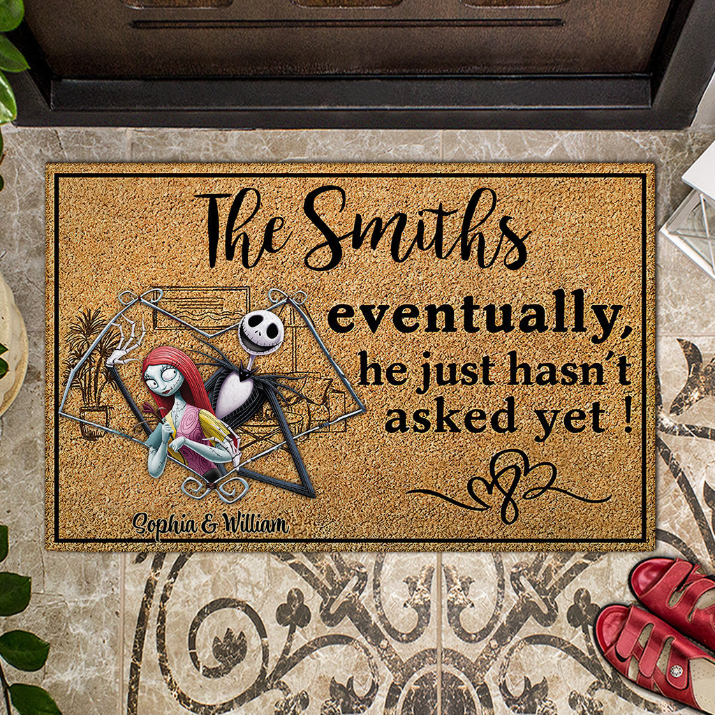 Personalized Nightmare Doormat Custom Name for Couples Doormat GradoCreations