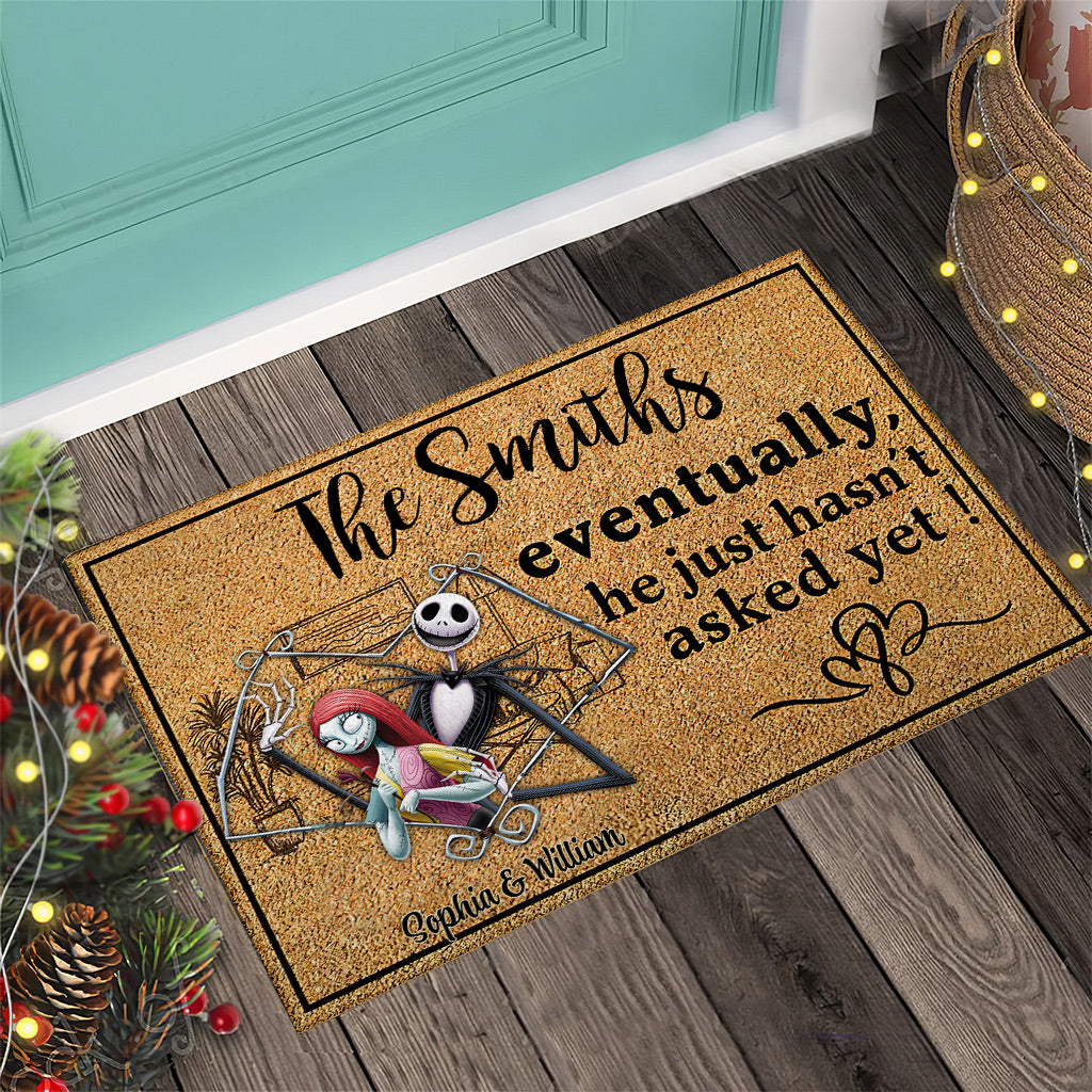 Personalized Nightmare Doormat Custom Name for Couples Doormat GradoCreations