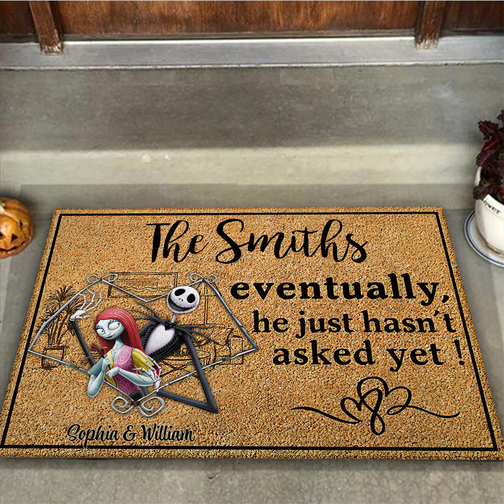 Personalized Nightmare Doormat Custom Name for Couples Doormat GradoCreations