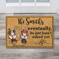 Personalized Mouse Doormat Custom Family Name Housewarming Gift Doormat GradoCreations