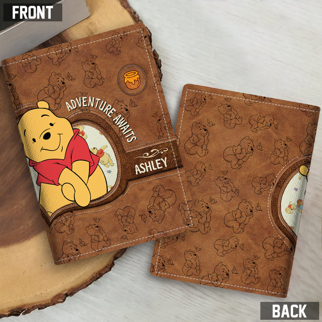Personalized Winnie the Pooh Passport Holder Custom Name Gift Passport Holder GradoCreations