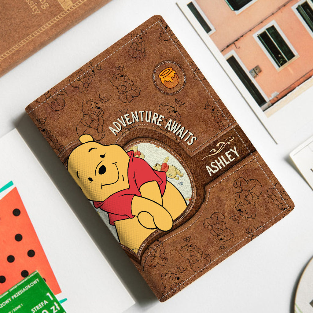 Personalized Winnie the Pooh Passport Holder Custom Name Gift Passport Holder GradoCreations