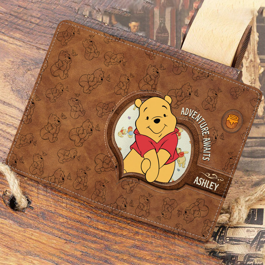 Personalized Winnie the Pooh Passport Holder Custom Name Gift Passport Holder GradoCreations
