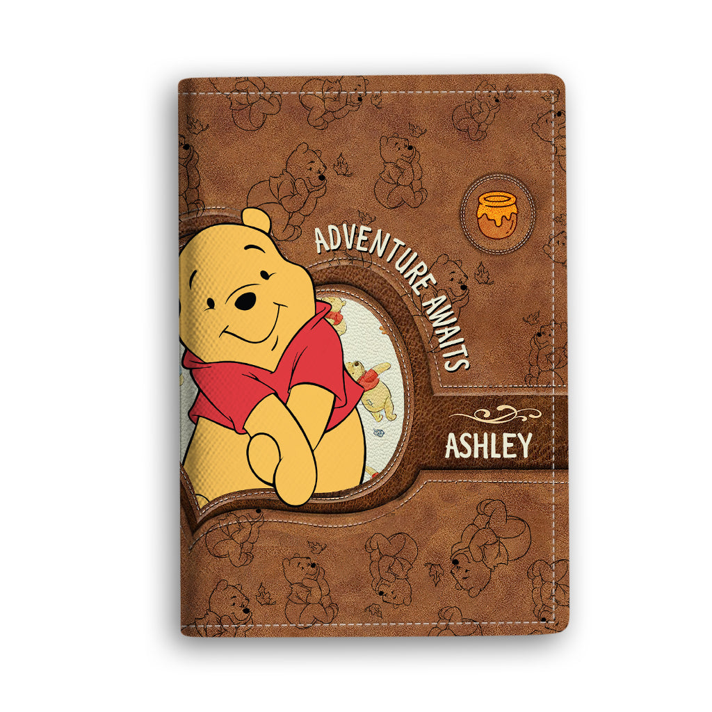 Personalized Winnie the Pooh Passport Holder Custom Name Gift Passport Holder GradoCreations