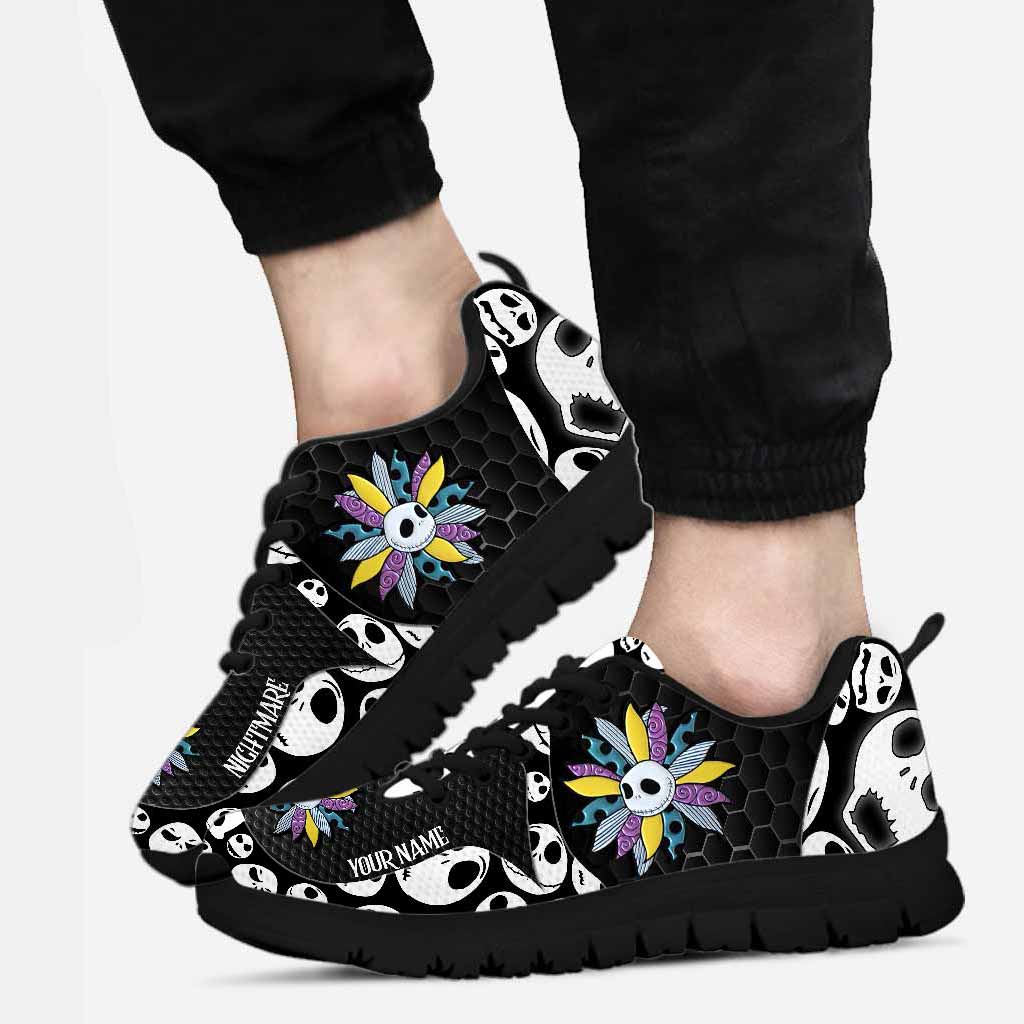 Personalized Nightmare Sneakers Custom Name Halloween Gift Sneakers GradoCreations