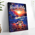 Personalized Couple Canvas Print You & Me We Got This Gift Canvas and Poster GradoCreations