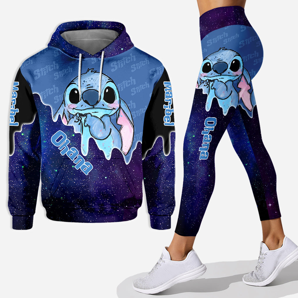 Personalized Ohana Hoodie and Leggings Set Custom Gift Hoodie & Leggings GradoCreations