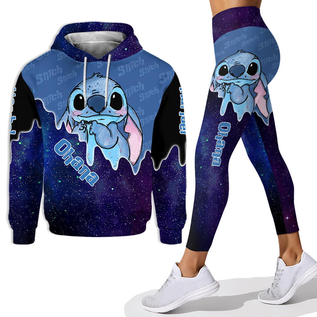 Personalized Ohana Hoodie and Leggings Set Custom Gift Hoodie & Leggings GradoCreations