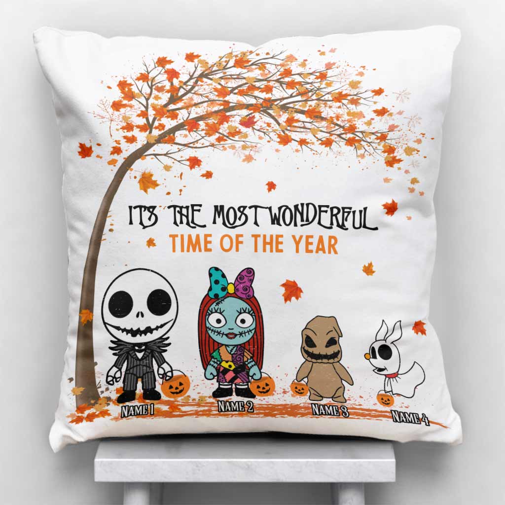 Personalized Halloween Nightmare Throw Pillow Decor Gift Throw Pillow GradoCreations