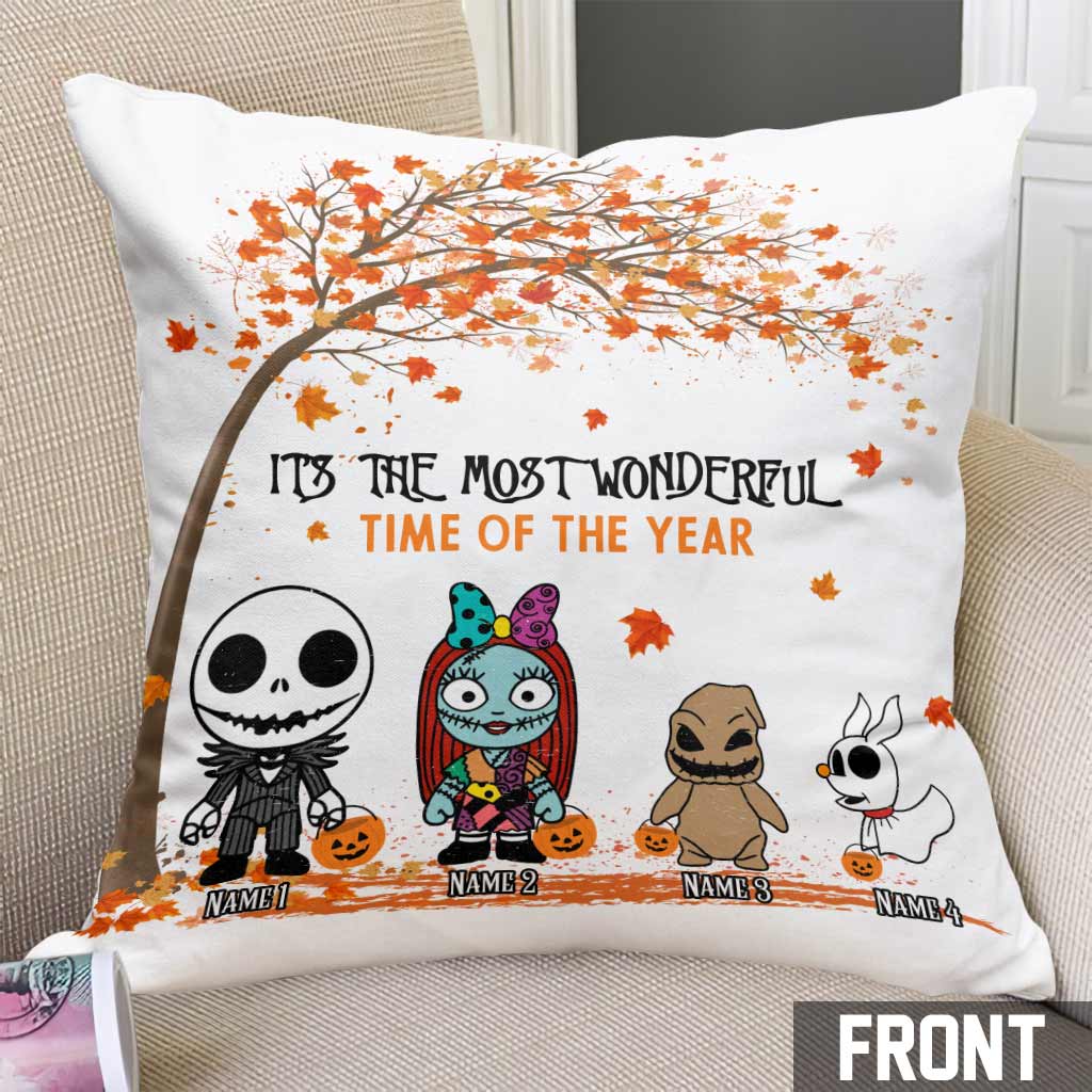 Personalized Halloween Nightmare Throw Pillow Decor Gift Throw Pillow GradoCreations