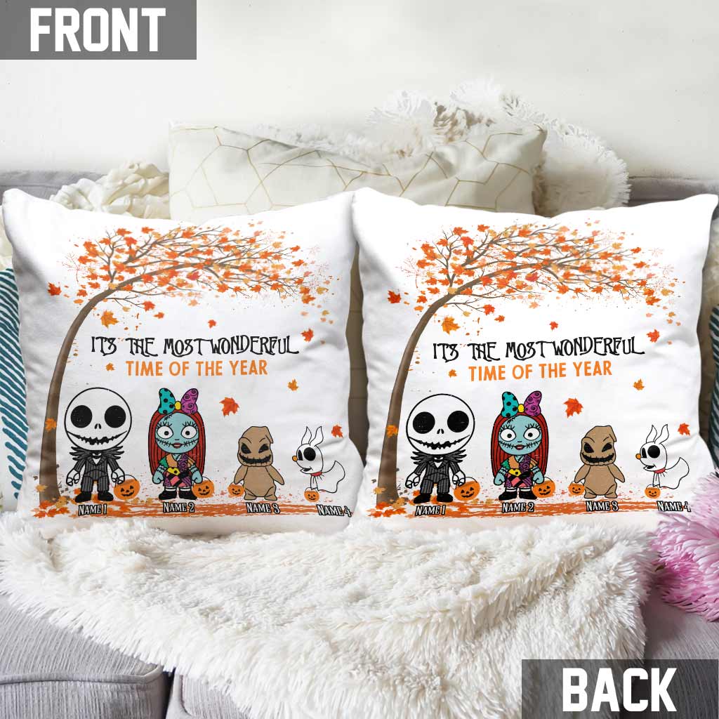 Personalized Halloween Nightmare Throw Pillow Decor Gift Throw Pillow GradoCreations