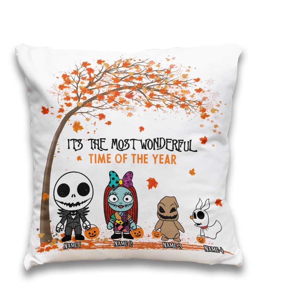 Personalized Halloween Nightmare Throw Pillow Decor Gift Throw Pillow GradoCreations