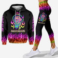 Custom Name Sweet Dreams Hoodie and Leggings Set for Women Hoodie & Leggings GradoCreations