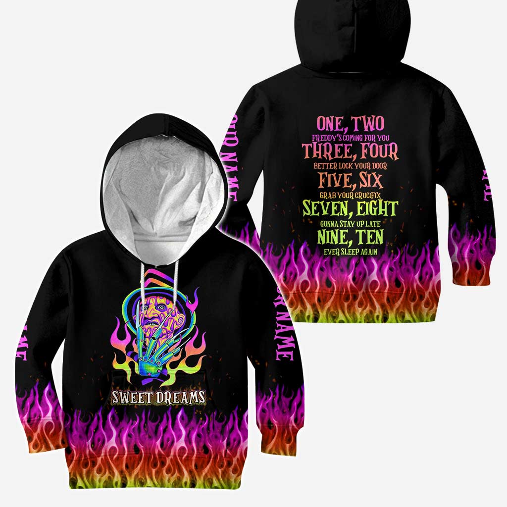 Custom Name Sweet Dreams Hoodie and Leggings Set for Women Hoodie & Leggings GradoCreations