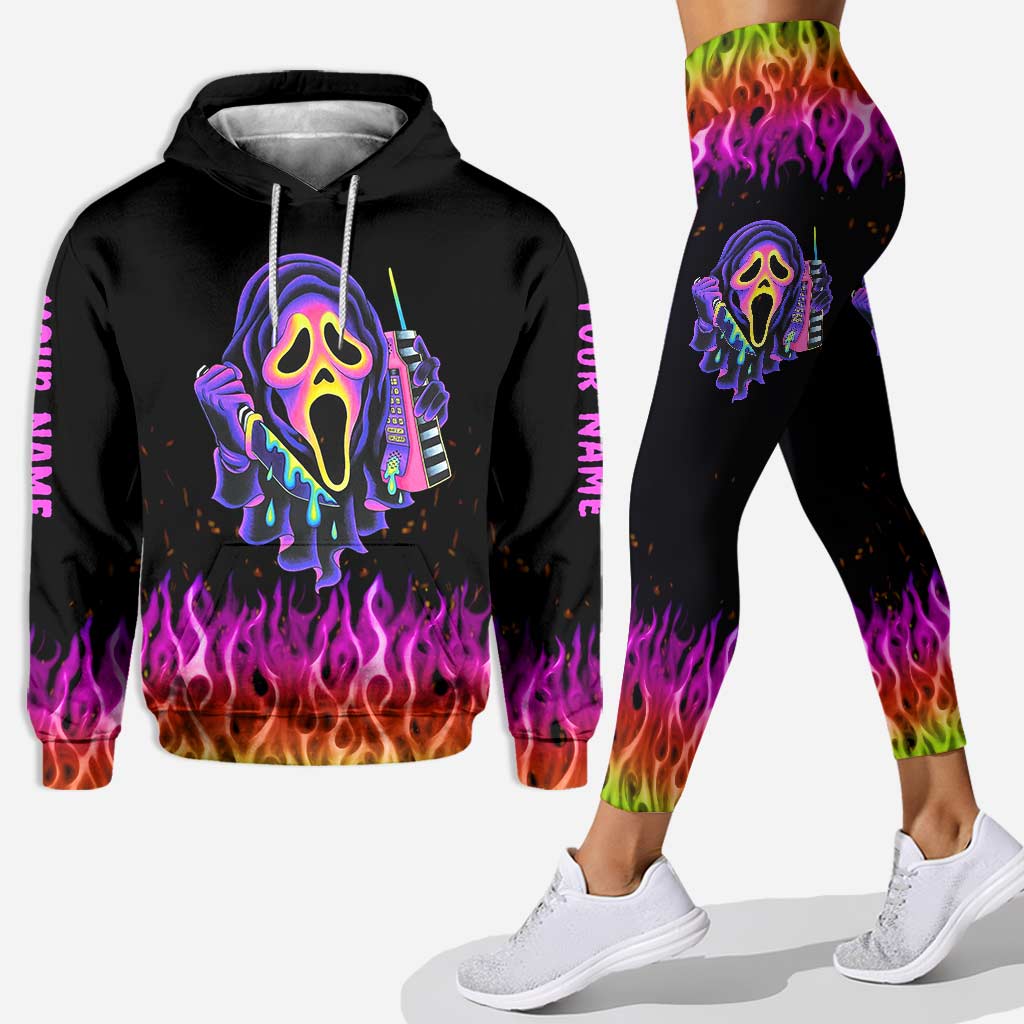 Personalized No You Hang Up Hoodie & Leggings Set for Couples Hoodie & Leggings GradoCreations