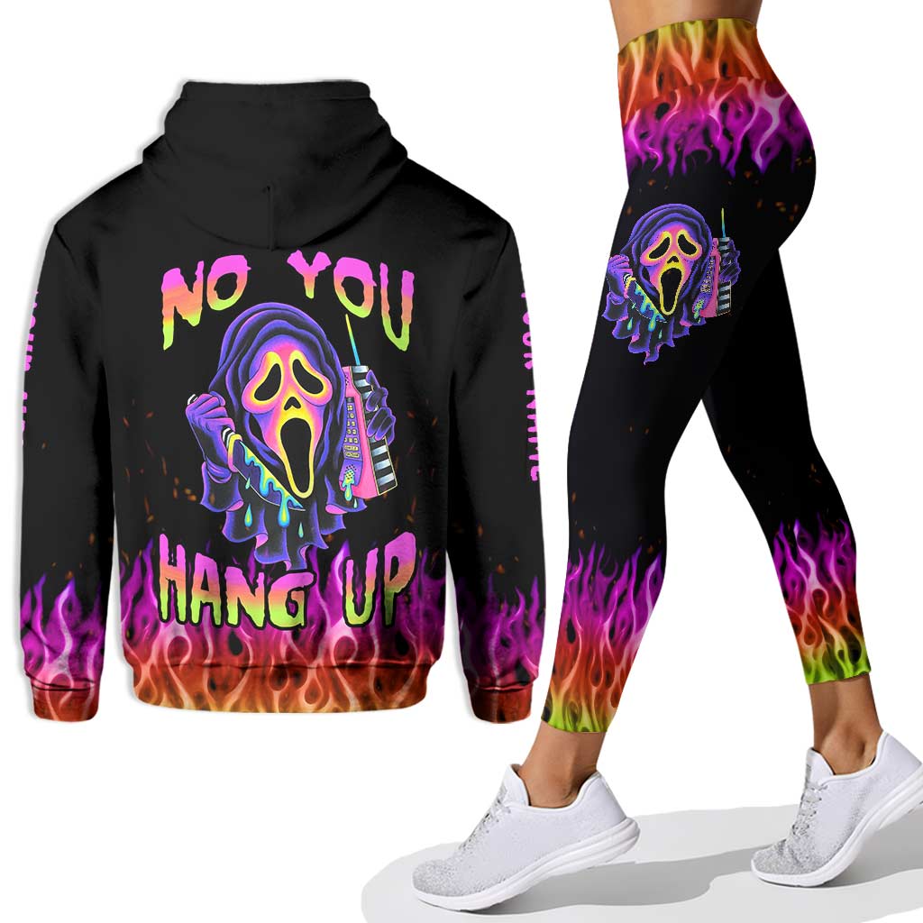 Personalized No You Hang Up Hoodie & Leggings Set for Couples Hoodie & Leggings GradoCreations