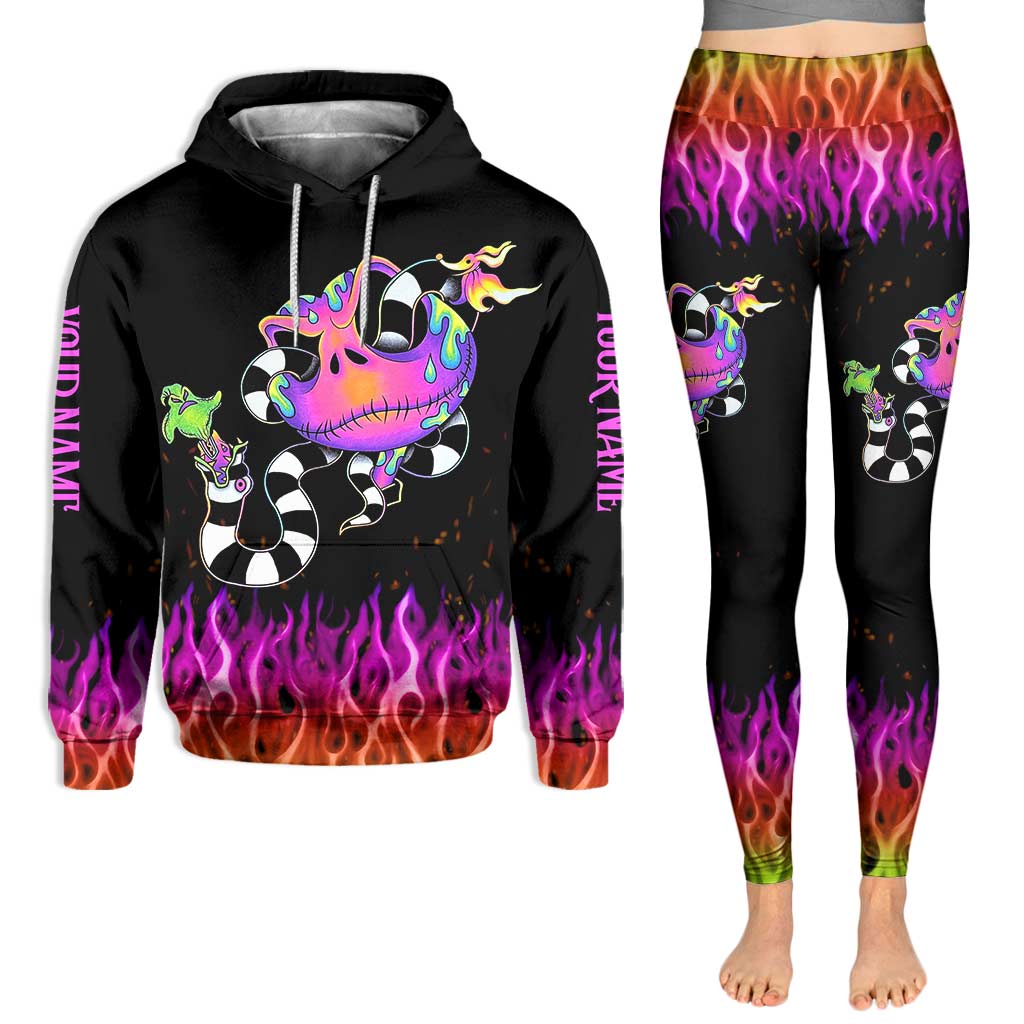 Personalized Nightmare Hoodie and Leggings Set Custom Name Gift Hoodie & Leggings GradoCreations