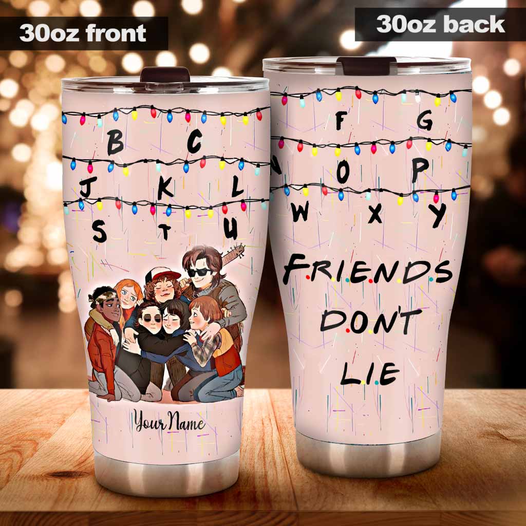 Personalized Stranger Things Tumbler Custom Name Gift for Fans Tumbler GradoCreations