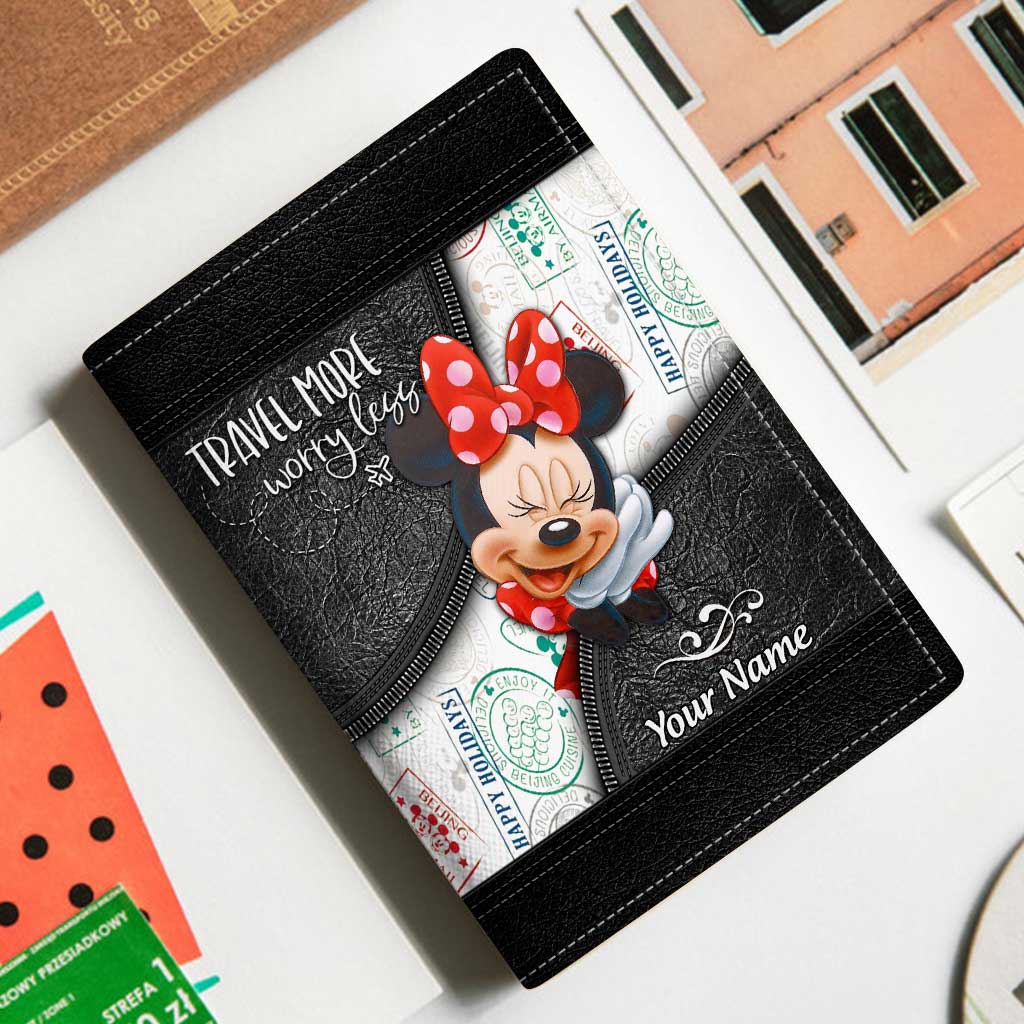 Personalized Mouse Passport Holder Custom Name Travel Gift Passport Holder GradoCreations