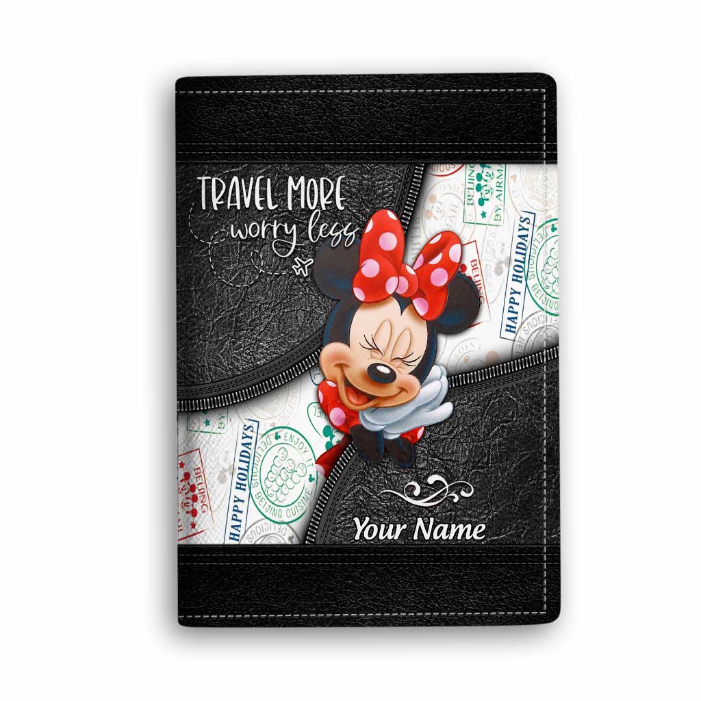 Personalized Mouse Passport Holder Custom Name Travel Gift Passport Holder GradoCreations