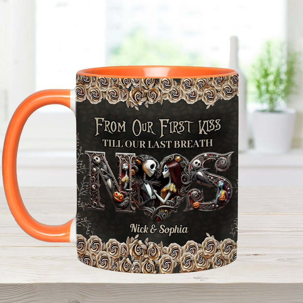 Personalized Nightmare Mug Custom Couple Gift for Halloween Accent Mug GradoCreations