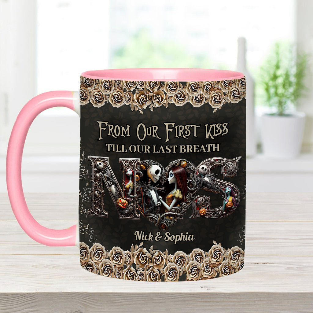 Personalized Nightmare Mug Custom Couple Gift for Halloween Accent Mug GradoCreations