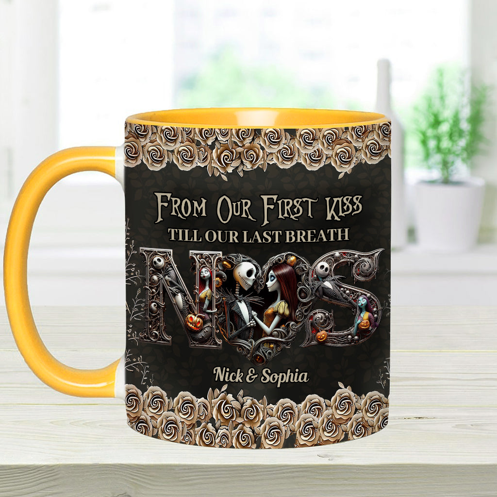 Personalized Nightmare Mug Custom Couple Gift for Halloween Accent Mug GradoCreations