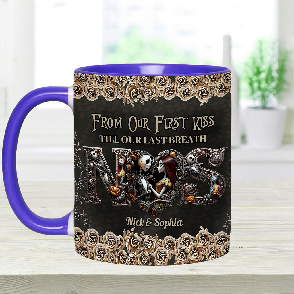 Personalized Nightmare Mug Custom Couple Gift for Halloween Accent Mug GradoCreations