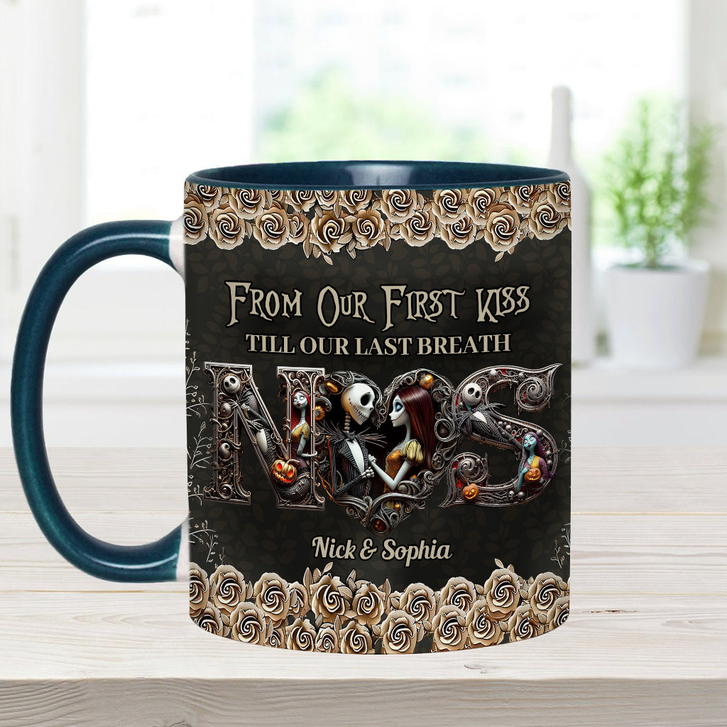 Personalized Nightmare Mug Custom Couple Gift for Halloween Accent Mug GradoCreations
