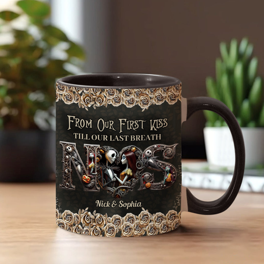 Personalized Nightmare Mug Custom Couple Gift for Halloween Accent Mug GradoCreations