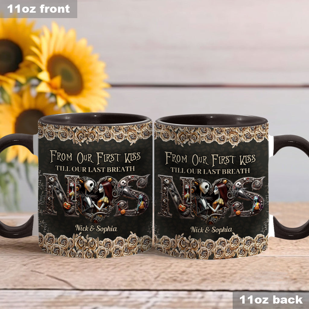 Personalized Nightmare Mug Custom Couple Gift for Halloween Accent Mug GradoCreations