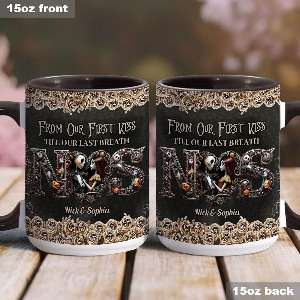 Personalized Nightmare Mug Custom Couple Gift for Halloween Accent Mug GradoCreations